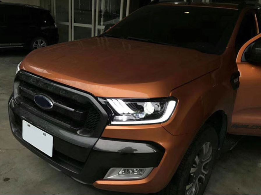 Độ đèn pha Mutang Ford Everest (Mẫu 1)