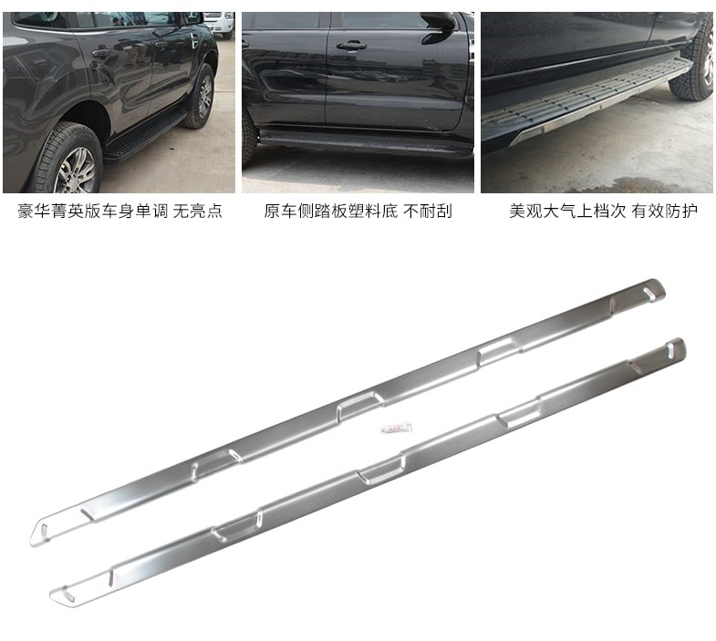 Ốp viền bậc inox Ford Everest 2016-2020