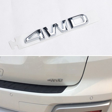 Logo "4WD" dán xe Everest