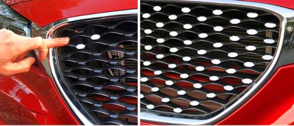 Dán mặt calang MG ZS (inox 304)