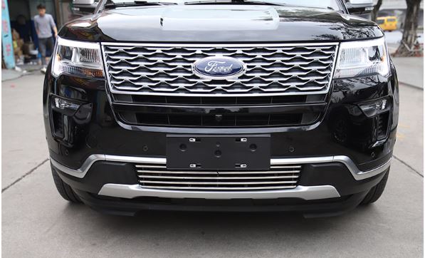 Ốp tản nhiệt thép không gỉ Ford Explorer (Mẫu 1)