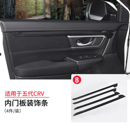 Ốp viền cửa cacbon Honda CRV 2017-2020 (Mẫu 2)