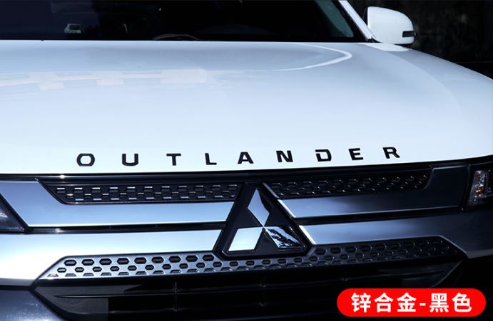 Chữ dán capo Mitsubishi Outlander