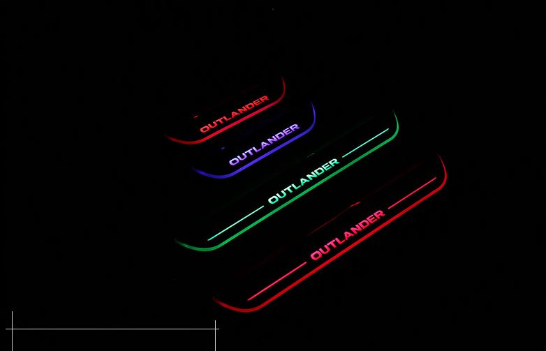 Ốp bậc cửa led Mitsubishi Outlander M1