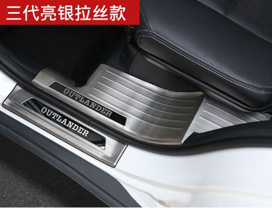 Chống trầy cửa inox Mitsubishi Outlander