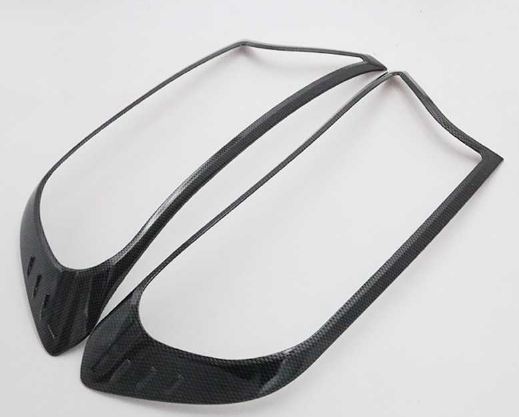 Bộ ốp viền đèn pha đen cacbon Ford Everest