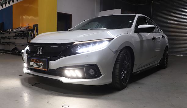 Độ đèn sương mù  Honda Civic (Mẫu 1)