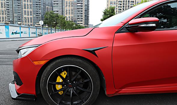 Ốp sườn đen bóng Honda Civic (Mẫu 1)