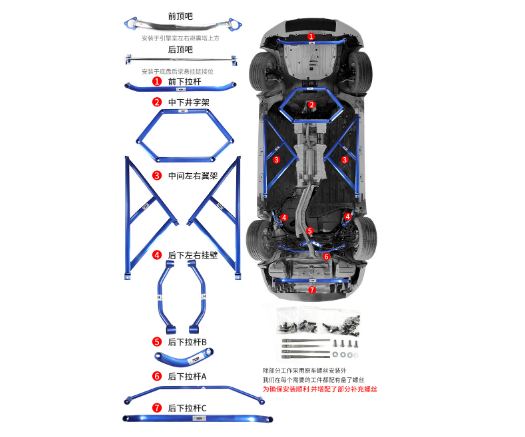 Bộ cân bằng động cơ Honda Civic (11 món)