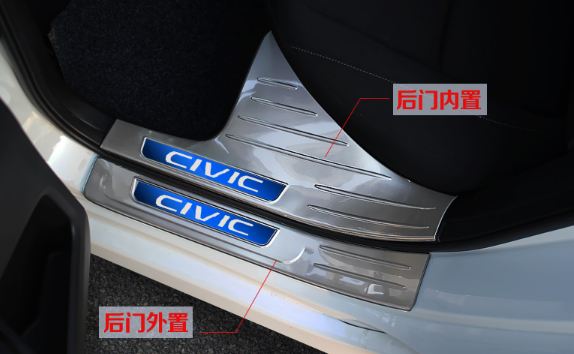 Chống trầy bậc trong cửa Honda Civic