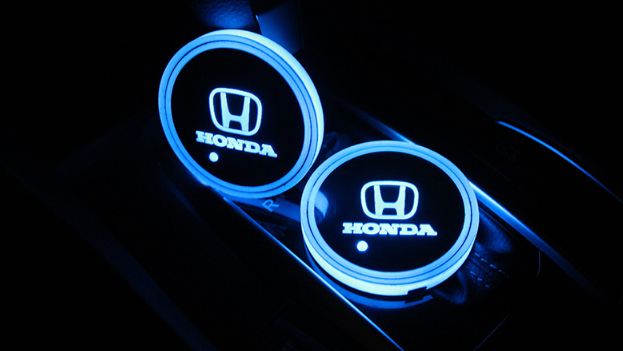 Lót hõm cốc led Honda Civic (1 cặp)